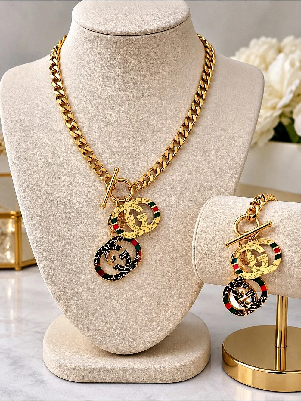 Chain and Bracelet Set